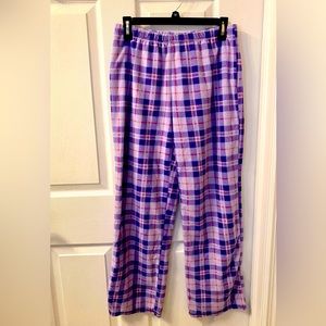 Jenni Purple Plaid Pajama Pants